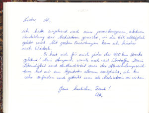 Teilnehmer Feedback Mediationsausbildung 2013