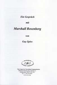 Marshall Rosenberg Interview mit Guy Spiro